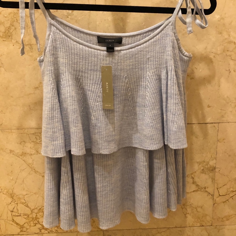 J. Crew Tiered Tank Sweater